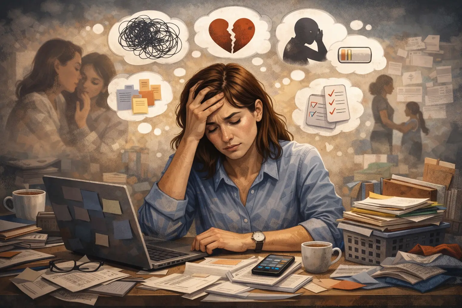 Women with ADHD High Functioning but Overwhelmed